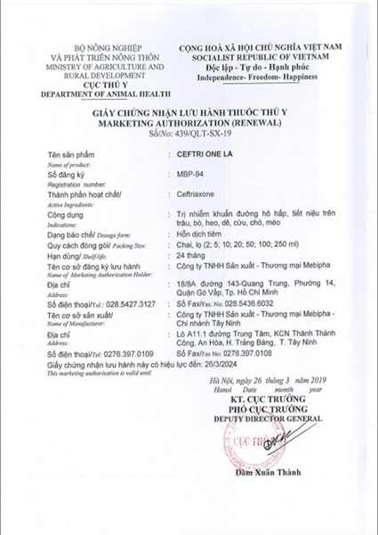 MEBIPHA CEFTRI ONE LA - Chai - Ảnh 2