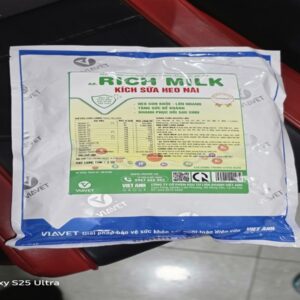 VIAVET RICH MILK - SIÊU KÍCH SỮA HEO NÁI 1kg - Gói 5in1