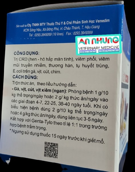 VMD Anti CCRD (Enro) 50gr - Hộp 20 gói - Ảnh 4