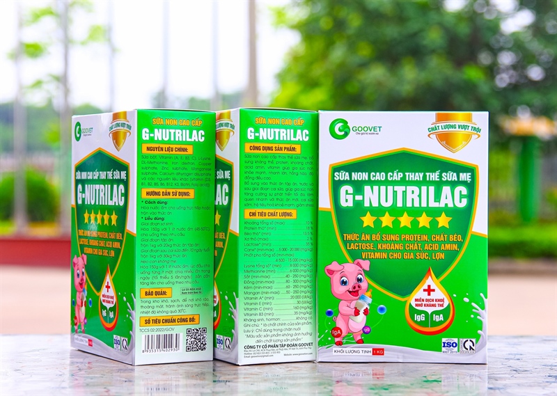 GOOVET G NUTRILAC 1kg - SỮA NON CAO CẤP THAY THẾ SỮA MẸ - Miễn dịch khỏe nhờ kháng thể IgA, IgG - Hộp - Ảnh 5