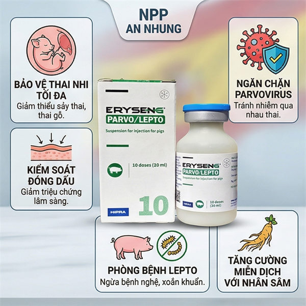 Vaccine Hipra Parvo Lepto 10 liều - Lọ - Ảnh 2