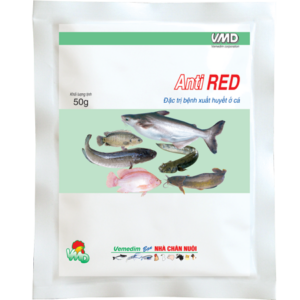 VMD Anti Red 50gr - Đặc trị bệnh đốm đỏ, xuất huyết ở cá - Gói
