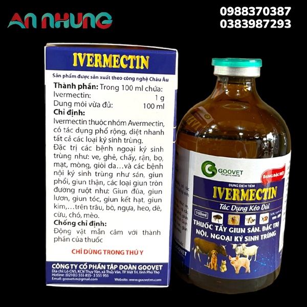 GOOVET IVERMECTIN 100ml - Lọ 100ml - Ảnh 3