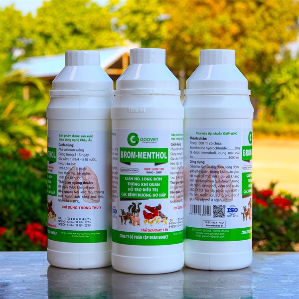 GOOVET BROM MENTHOL Oral 1 lít - Chai - Ảnh 4