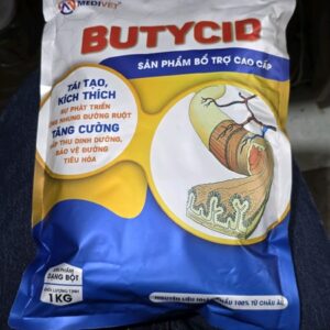 AGRIVIET BUTYCID 1 KG - TÁI TẠO NHUNG MAO, TĂNG CƯỜNG HẤP THU ĐƯỜNG RUỘT - Gói 1 Kg