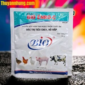 Bio Enro C 100gr - Hô hấp, tiêu chảy - Gói