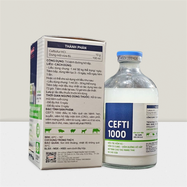 Á CHÂU CEFTI 1000 - Lọ 100ml - Ảnh 5