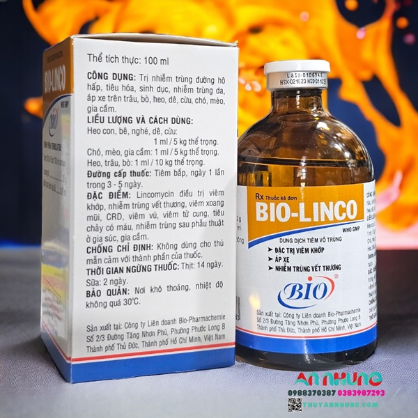 Bio LINCO - Đặc trị viêm khớp, Áp xe - Lọ 100ml - Ảnh 3