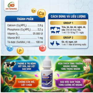 Alternative view of ND Calphovit 10ml ( bại liệt uống) - Hộp 15 lọ