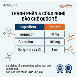Alternative view of Á Châu Clomec 20ml- Sán lá gan, Giun các loại - Chai