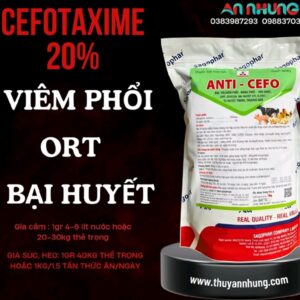 Alternative view of SAGOPHAR ANTI CEFO - Cefotaxime 20% - 1kg - Gói 10in1