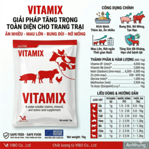 VB VITAMIX 1kg - Vitamin B Complex hàm lượng cao - Gói 1Kg