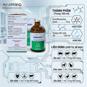 Alternative view of AGRI ENROVET 100ml - Enro 10% - Chai 100ml