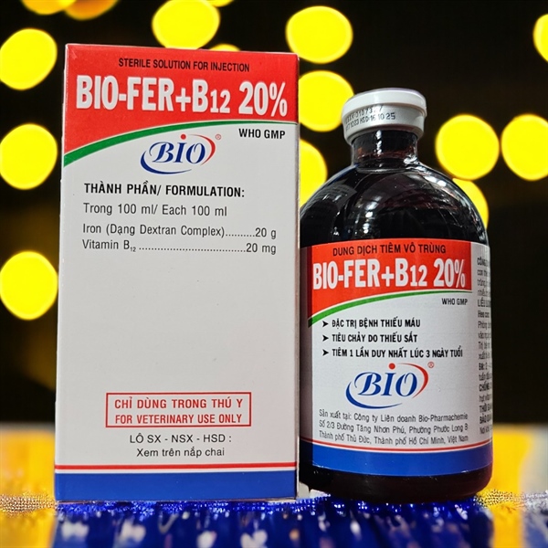BIO FER B12 20% - Sắt 1 lần - Lọ 100ml - Ảnh 2