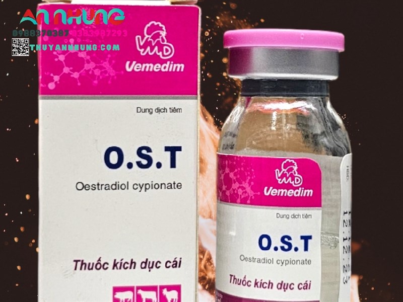 VMD OST 6ml - Hỗ Trợ Kích Dục, Xử Lý Chậm Lên Giống, Khó Thụ Thai Cho Gia Súc, Chó Mèo - Lọ