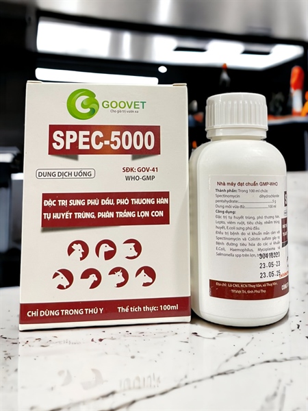 GOOVET SPEC 5000 100ml Oral - Lọ 100ml - Ảnh 4