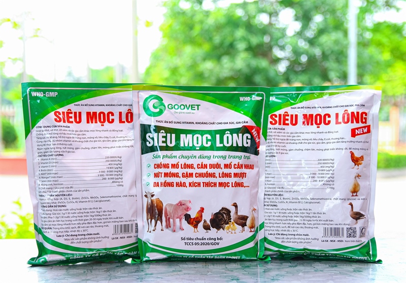 GOOVET SIÊU MỌC LÔNG 1Kg - Gói - Ảnh 3