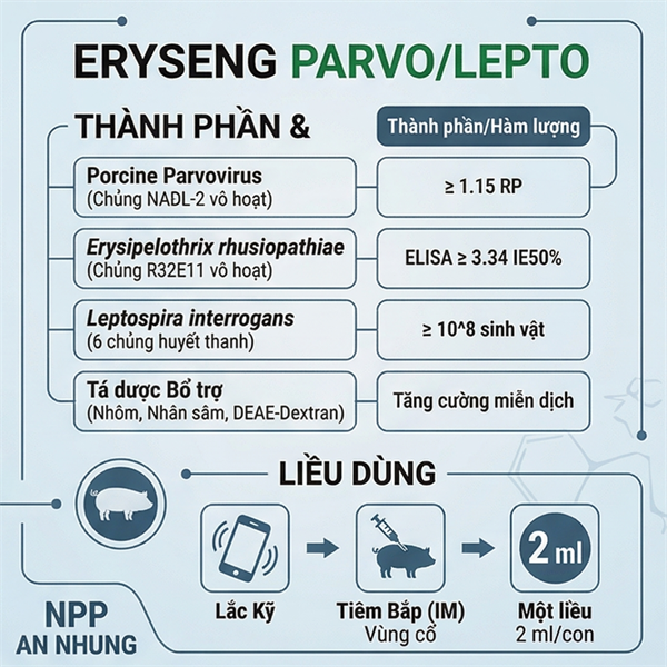 Vaccine Hipra Parvo Lepto 10 liều - Lọ - Ảnh 5