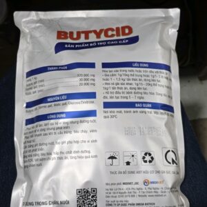 Alternative view of AGRIVIET BUTYCID 1 KG - TÁI TẠO NHUNG MAO, TĂNG CƯỜNG HẤP THU ĐƯỜNG RUỘT - Gói 1 Kg