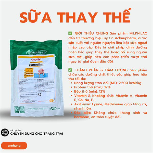 Á CHÂU REMILK = MILKNILAC - Thùng 20kg - Ảnh 3