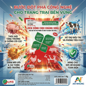 Alternative view of LIKE MEN SỐNG CHỊU KHÁNG SINH 1kg - Thùng 15 kg