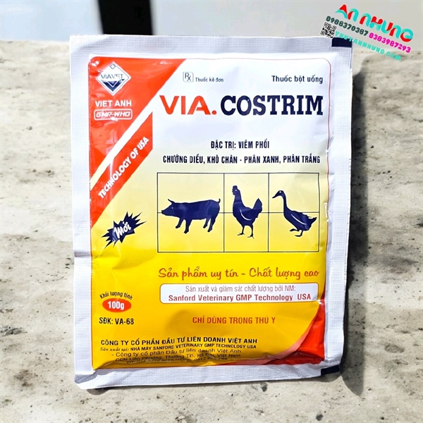 VIAVET Costrim 100gr - Hộp 10 gói - Ảnh 3