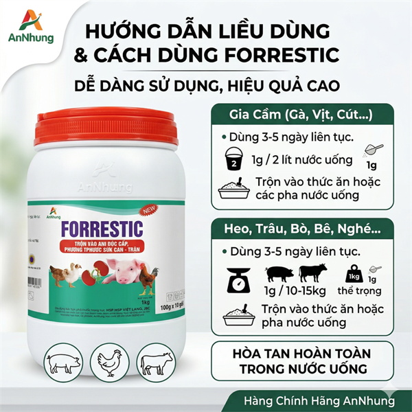 LIKE FOSRETIC 1Kg - giải độc gan thận cấp - Lon 10in1 - Ảnh 4