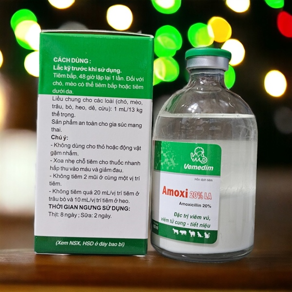 VMD AMOX 20% LA - chai 100ml - Ảnh 3