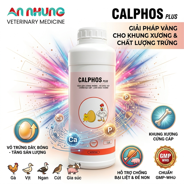 AGRI CALPHOS 1 lít - Bổ sung Can Xi - Thùng 12 can
