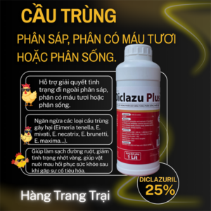 AGRI DICLAZURIL 2.5% PLUS 1 lít - Chai