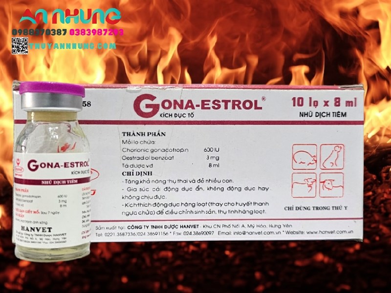 HANVET GONA ESTROL - Lọ 8ml - Ảnh 4