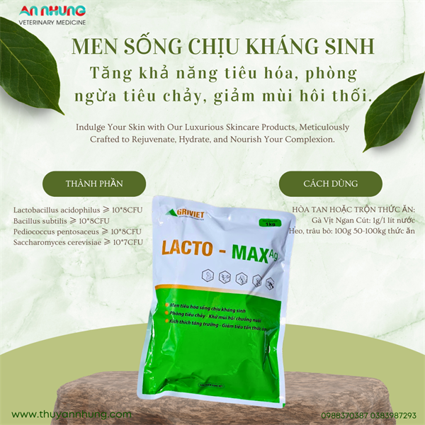 AGRIVIET LACTO MAX 1kg - Thùng 15kg - Ảnh 5