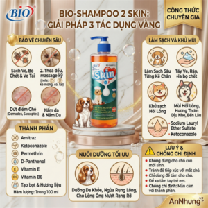 Bio Shampoo 2 Skin 450 ml - Chai 450ml