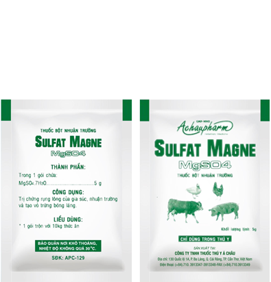 Á Châu Sulfat Magne - MgSO4 - 10gr - TRẮNG - Bịch 50 gói - Ảnh 2