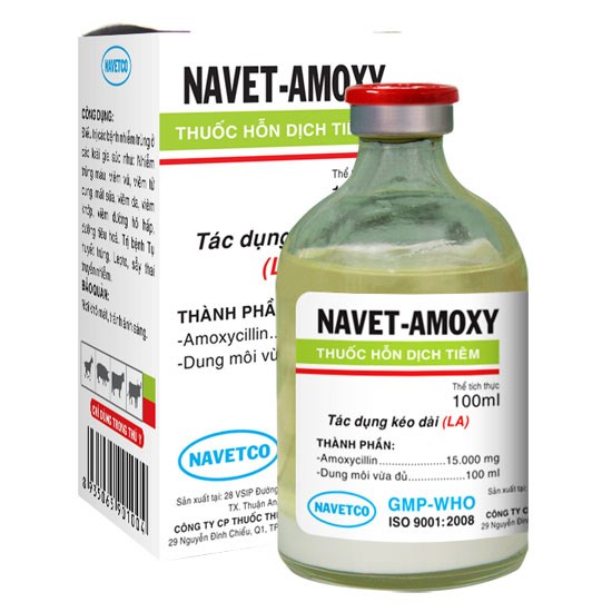 NAVET AMOX 15% LA 100ml - Lọ - Ảnh 2