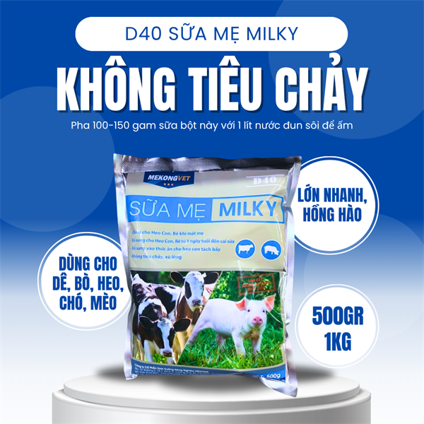 MEKONG D40 SỮA MẸ - MILKY - Thùng 25kg