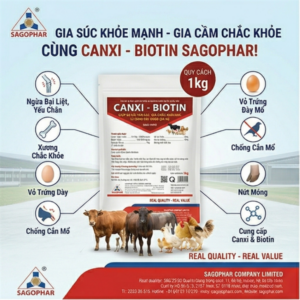 SAGOPHAR CANXI BIOTIN - Gói 1kg