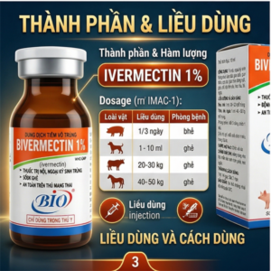 Alternative view of Bivermectin 1% - Chó mèo - Lọ nhỏ 10ml