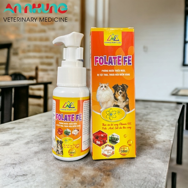KPL FOLATE FE 50ml - bổ sung sắt cho chó, mèo - Lọ - Ảnh 4