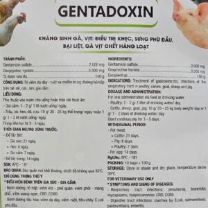 Alternative view of Á CHÂU GENTADOXIN - viêm ruột, viêm phổi, sưng phù đầu - 1Kg (10in1)