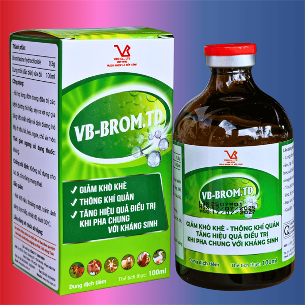VB BROM TD 100ml - ♻️ 3in1♻️ Brom + Anagil + Dexa - Lọ 100ml - Ảnh 2