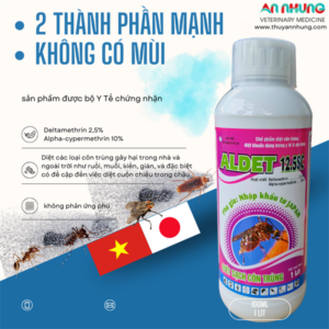 ALDET 12.5 SC 1lit - 2 thành phần, Không mùi - Lọ 1 lit