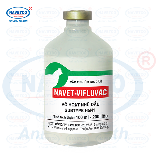 Vaccine Navetco - Cúm Gia Cầm (H5N1) 100ml - lọ 100ml - Ảnh 2