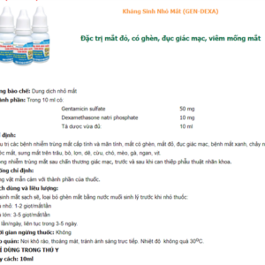 Alternative view of Goovet KS nhỏ mắt Gen dexa 10ml - Hộp 25 lọ