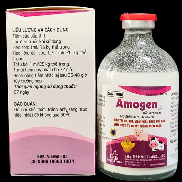 LIKE AMOGEN LA - 72H - Chai 100ml - Ảnh 2