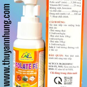KPL FOLATE FE 50ml - bổ sung sắt cho chó, mèo - Lọ