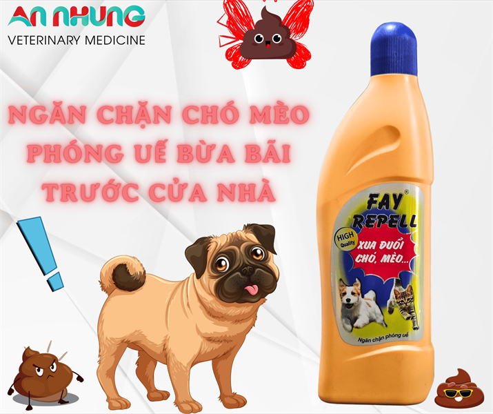 HA Fay Repell 400ml - ngăn phóng uế bừa bãi - Chai