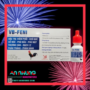 Alternative view of VB Feni 10ml - Flo Viêm phổi, khò khè, sổ mũi, phù đầu, phù mặt, thương hàn, phân xanh, phân trắng - Hộp 10 lọ