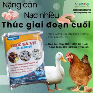 MEKONG D50 THÚC GÀ VỊT 1kg - Gói 1Kg
