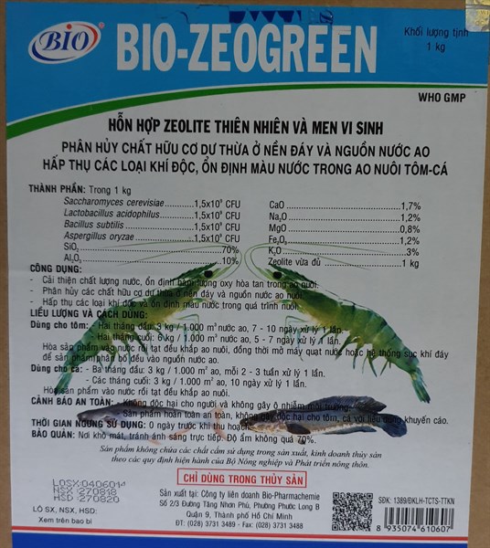 BIO ZEOGREEN (Thuysan) 1kg - Gói - Ảnh 3